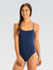 Dolfin Graphlite Series Solid Cross Back Swimsuit - Navy