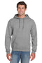 Adult Jerzees Nublend Hooded Pullover Sweatshirt in Maroon OR Oxford Grey with Team Logo - Champlain Valley Swim Academy