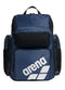 Arena Navy ONE GO 45L Backpack with Team Logo & Personalization - Boys & Girls Clubs of Providence Rip-Tides Swim Team