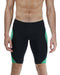 TYR Vanguard Splice Male Jammer in Black/Green WITH Team Logo - YMCA of Greater Boston Sea Dragons