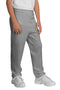 Youth Port & Company Core Fleece Sweatpants in Grey with Team Logo - Champlain Valley Swim Academy