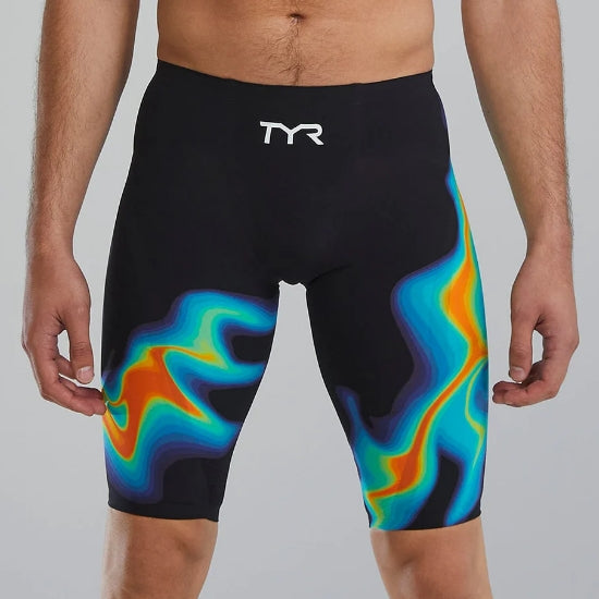 TYR Men's Venzo Infrared High Waist Jammer