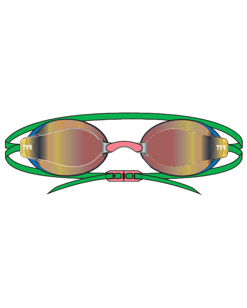 TYR BlackOps 140 EV Mirrored Racing Goggles