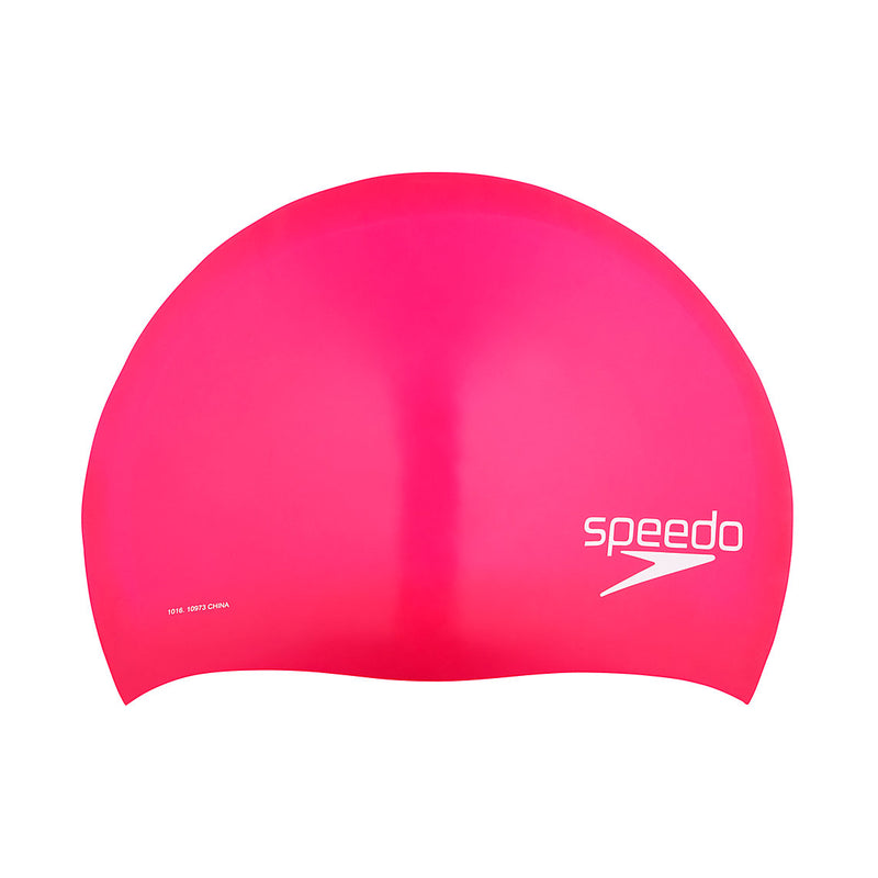Speedo Solid Long Hair Silicone Cap