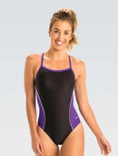 Dolfin Women's V-2 Back Team Panel Swimsuit