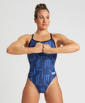 Arena Women's Puzzled Challenge Back One Piece