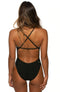 JOLYN Women's Brandon 2 Swim Onesie in Black with Team Logo - MIT Triathlon Team