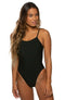 JOLYN Women's Brandon 2 Swim Onesie in Black with Team Logo - MIT Triathlon Team