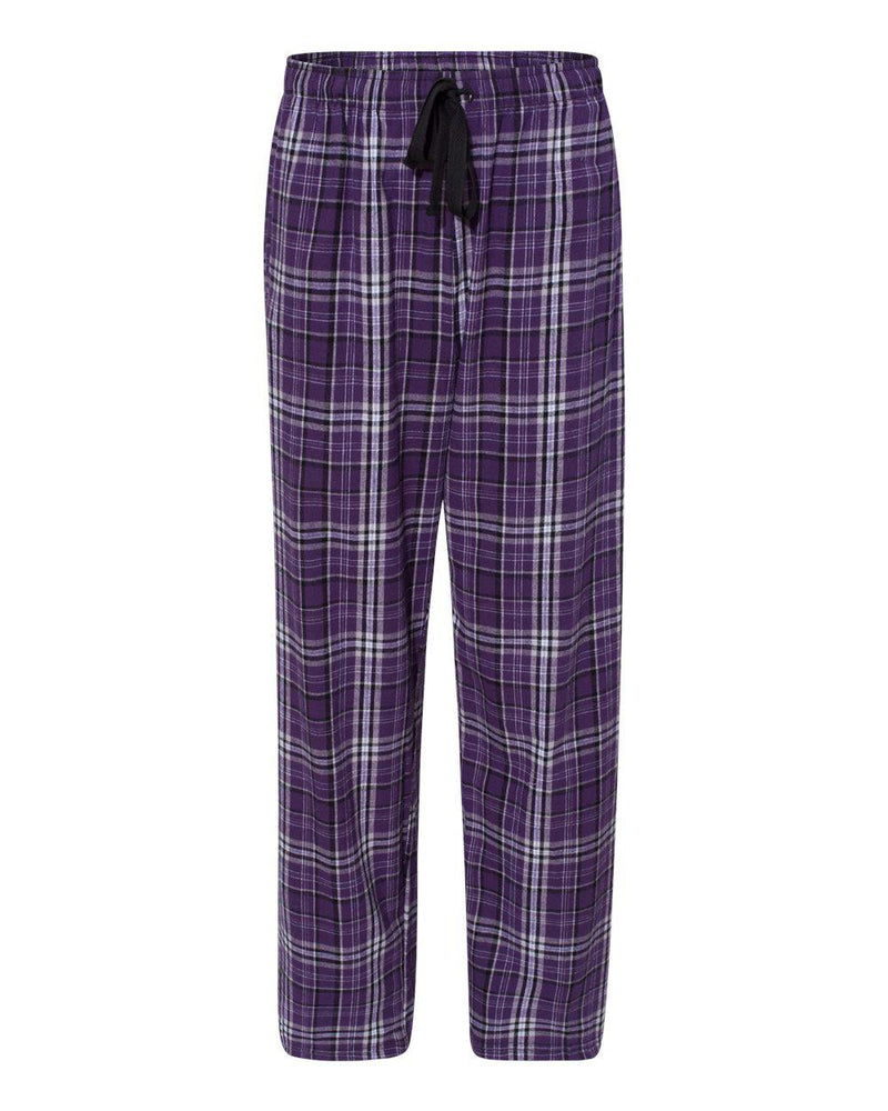 Flannel Pants with "SWIMMING" down the leg