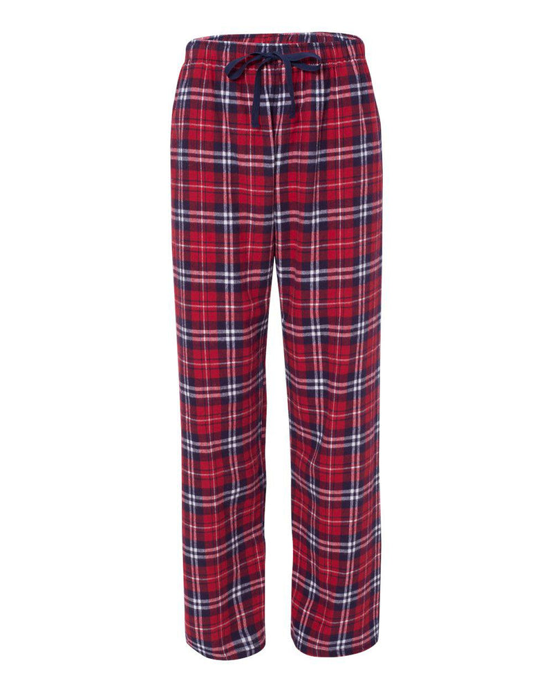 Flannel Pants with "SWIMMING" down the leg