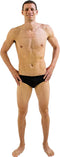Finis Solid Racer in Black with Logo - Brunswick School