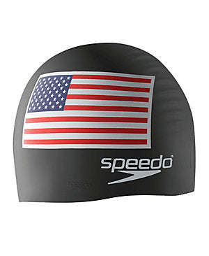 Speedo USA Flag Silicone Cap