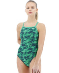 TYR Girl's Camo Diamondfit Swimsuit
