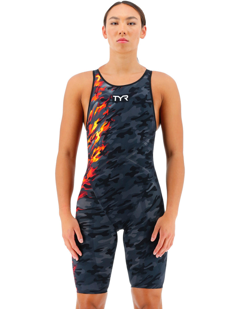 TYR Women's Venzo Camo Closed Back Tech Suit