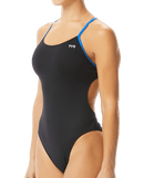 TYR Women's Hexa Cutoutfit Swimsuit - Black/Blue