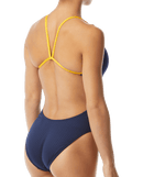 TYR Women's Hexa Cutoutfit Swimsuit - Navy/Gold
