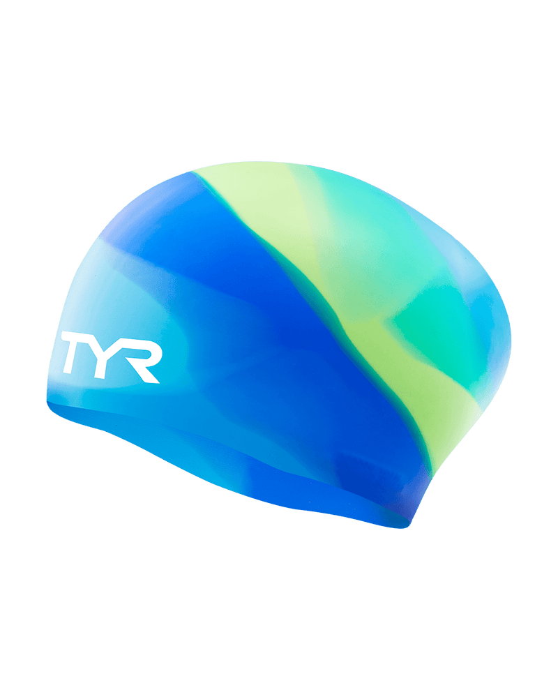 TYR Tie Dye Long Hair Silicone Youth - K&B Sportswear