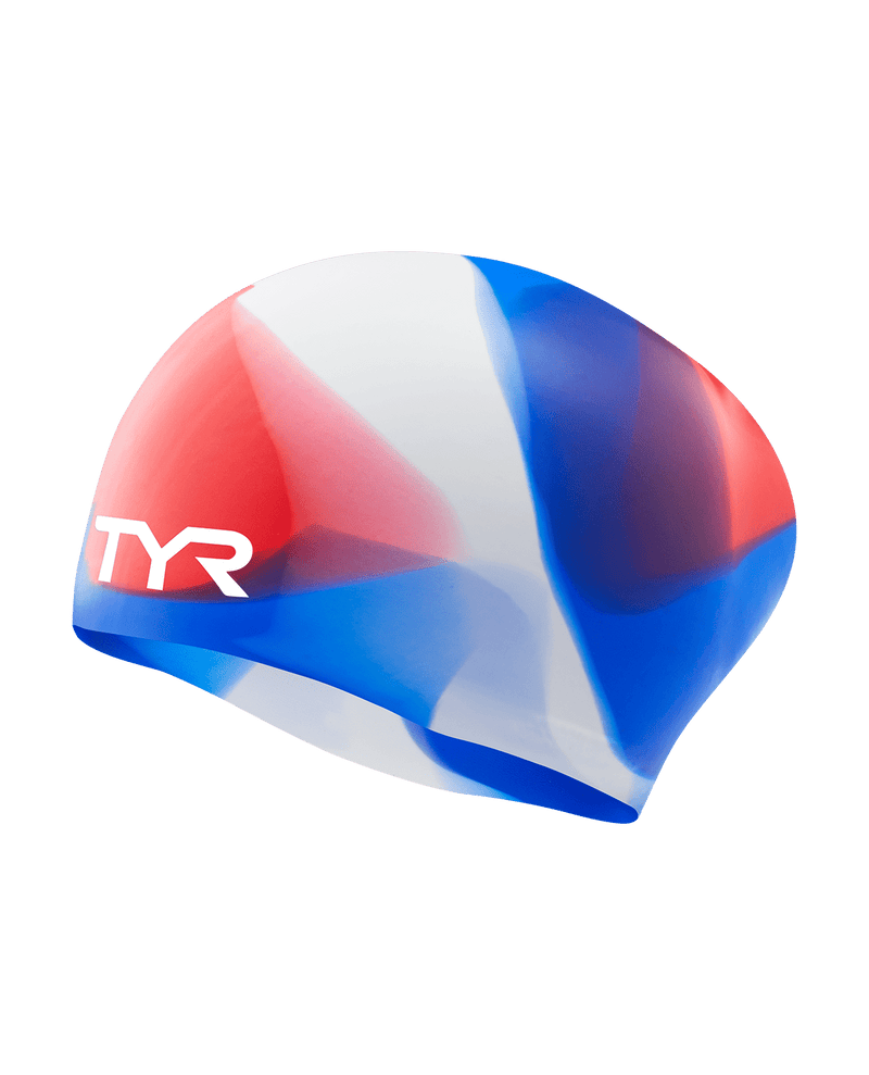 TYR Tie Dye Long Hair Silicone Youth - K&B Sportswear