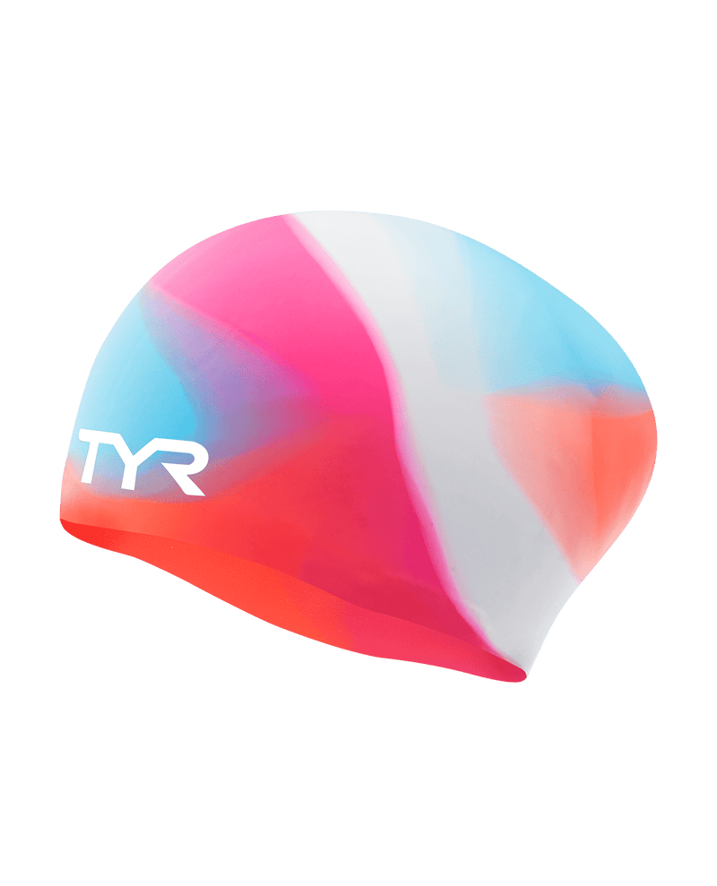 TYR Tie Dye Long Hair Silicone Youth - K&B Sportswear