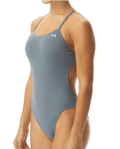 TYR Women's Durafast One Solids Cutoutfit Swimsuit - K&B Sportswear