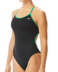 TYR Women's Hexa Trinityfit Swimsuit - Black/Green