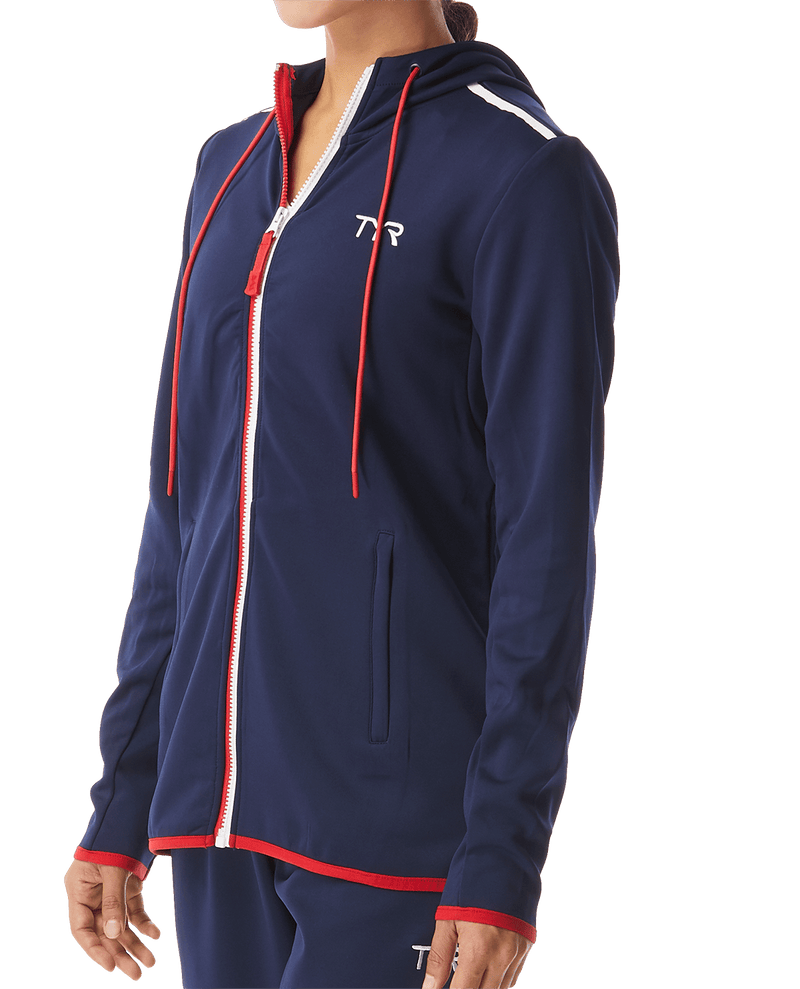 TYR Women's Alliance Podium Full Zip Hoodie - K&B Sportswear